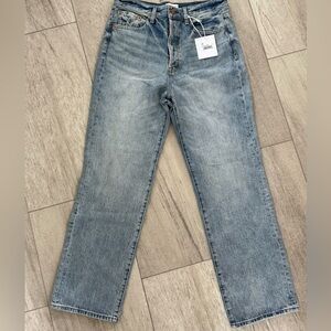 NWT Pistola Cassie super high rise straight leg jeans in Bramble size 30